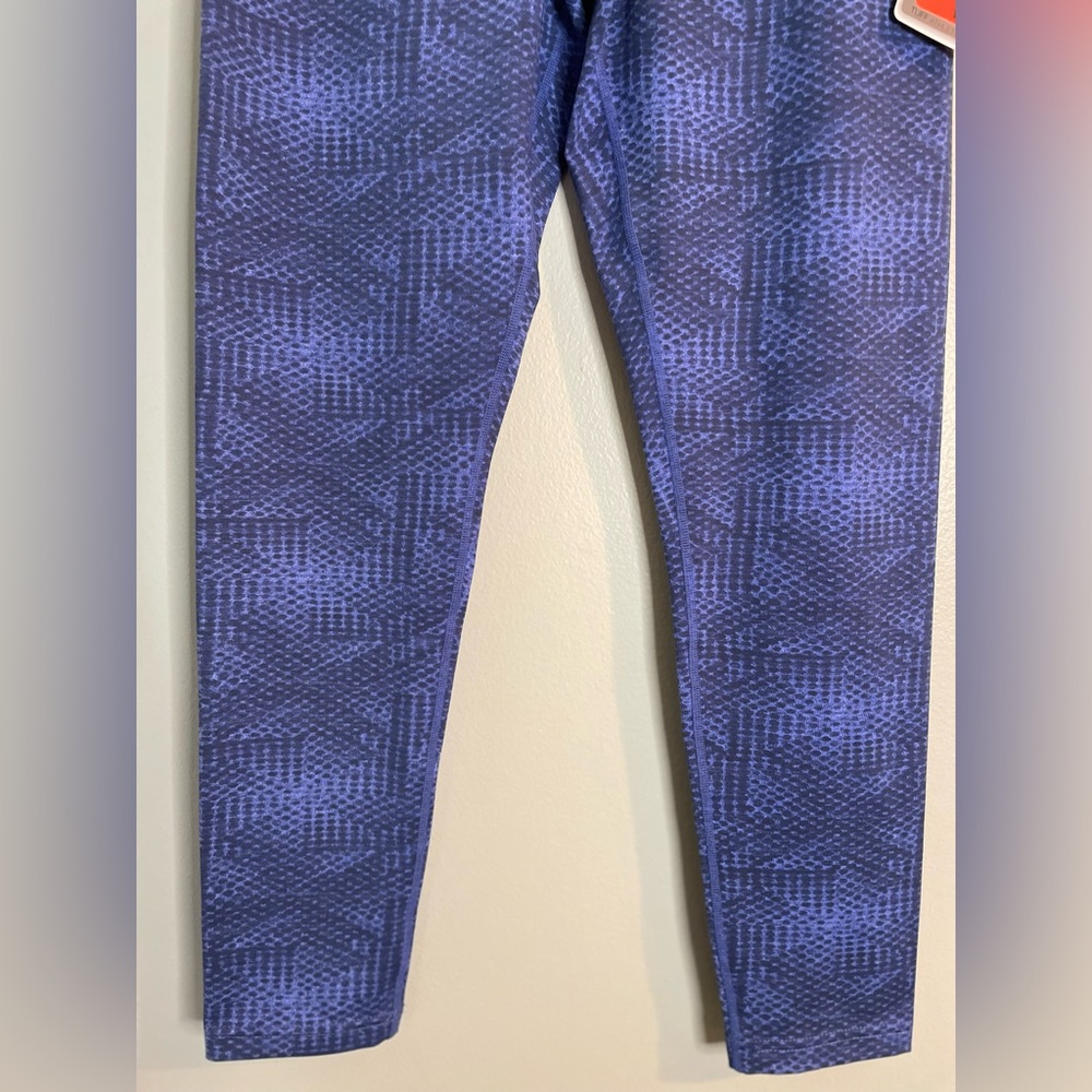 TUFF ATHLETICS Womens High Waisted Legging with Pocket SZ/Med Blue NWT UPF 40+ - Picture 3 of 11